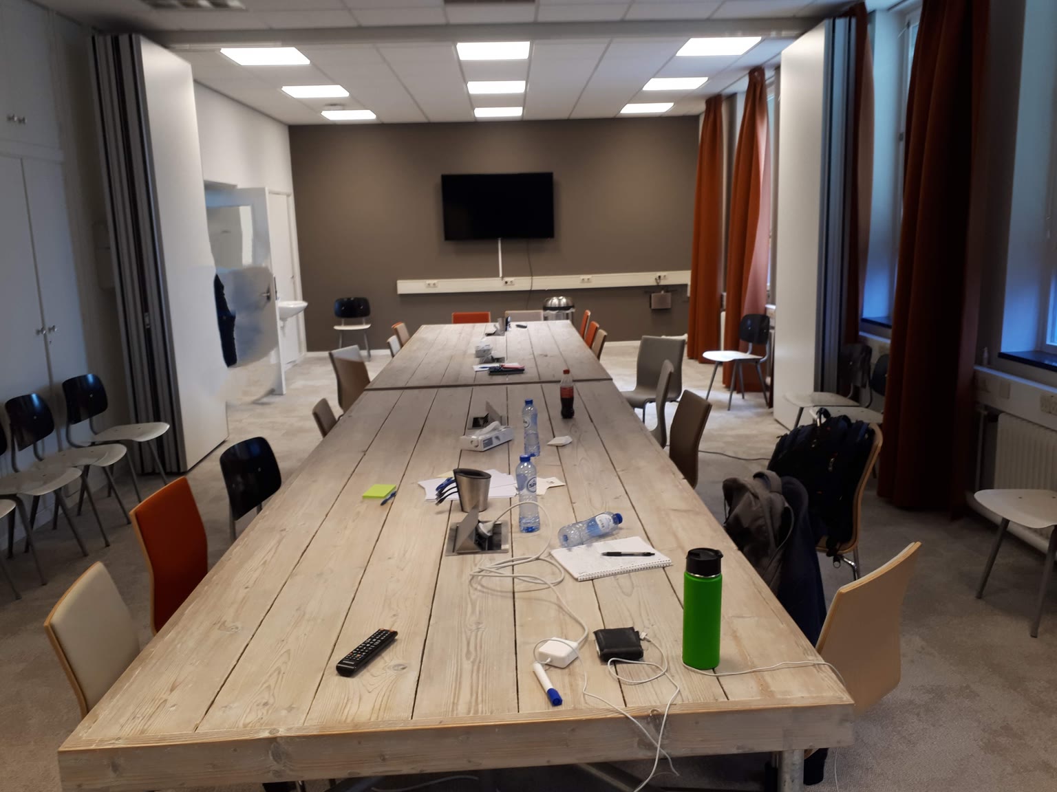 an empty office
